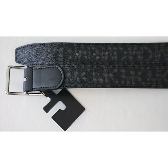 Michael Kors 86S5SBLY7B Men's Sz 38 Black 34MM Swivel Reversible Dress Belt - Picture 6 of 8